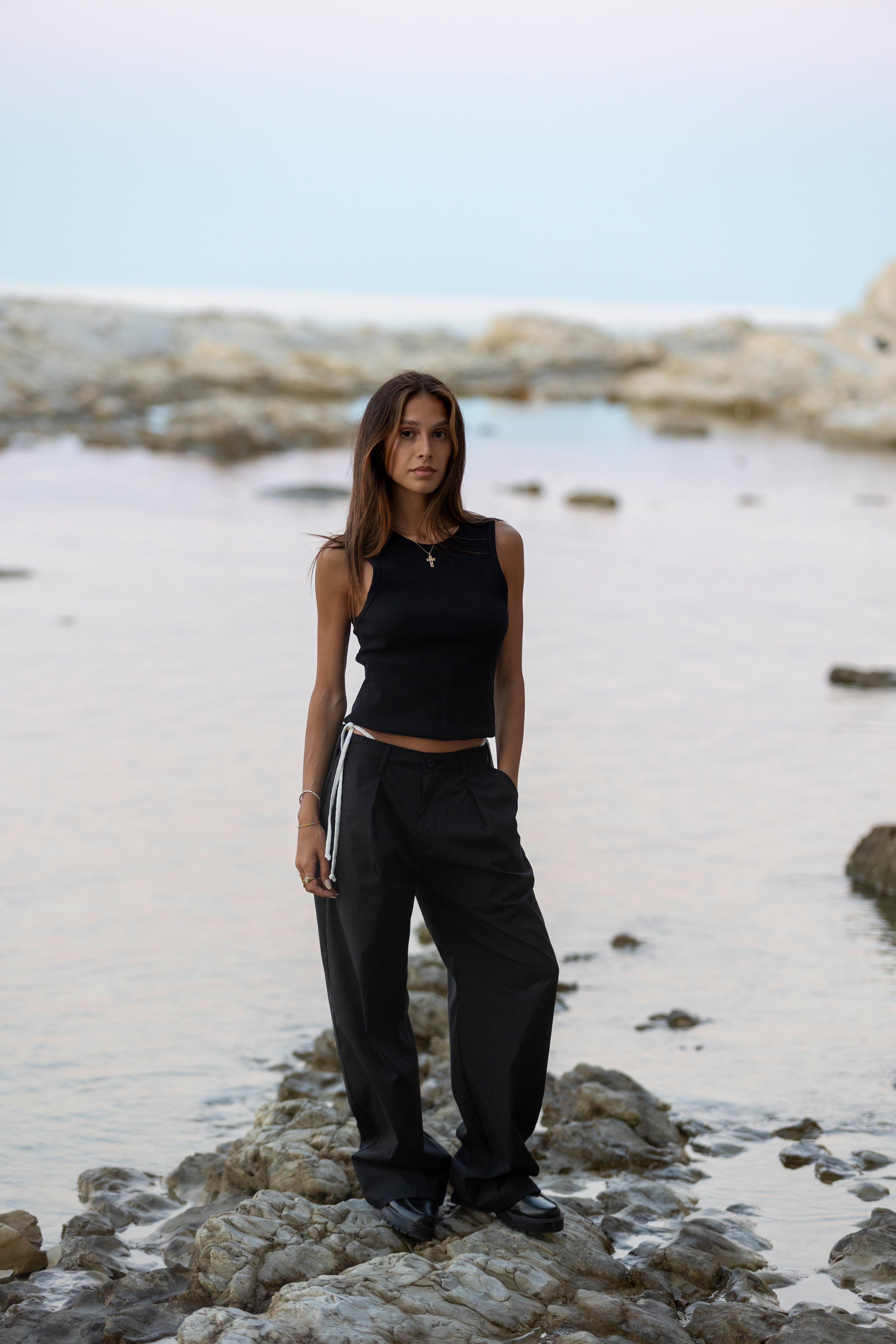 REBEL FEEIN CLASSIC BLACK PANT