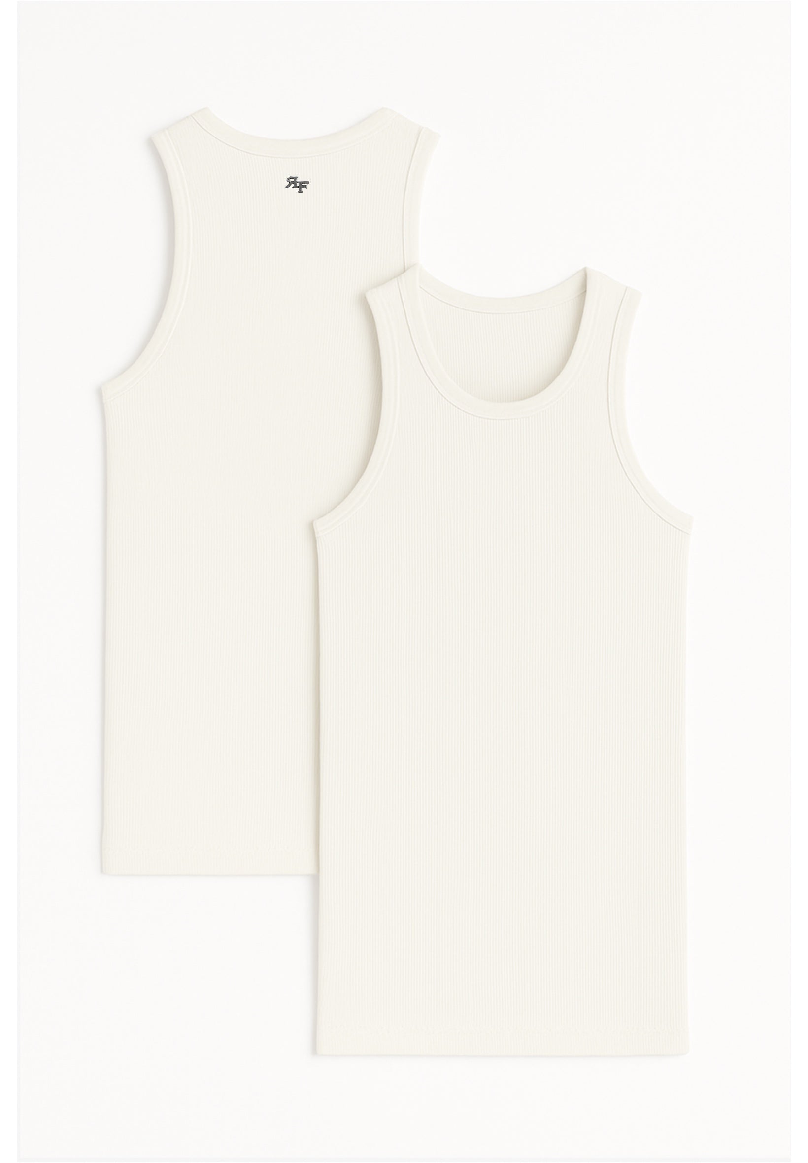 REBEL FEEIN CREAM RIB TANK PACK