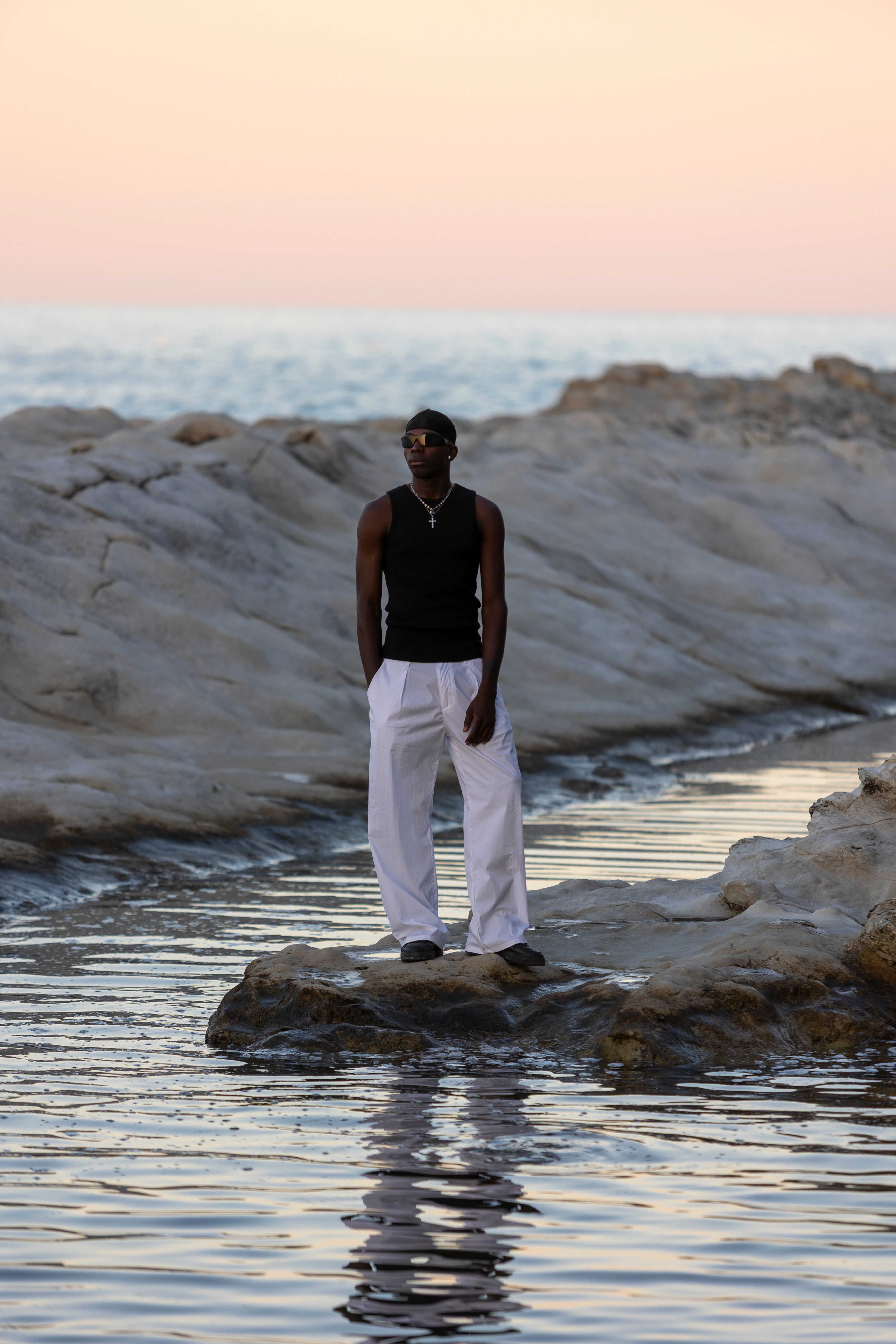 REBEL FEEIN CLASSIC WHITE PANT
