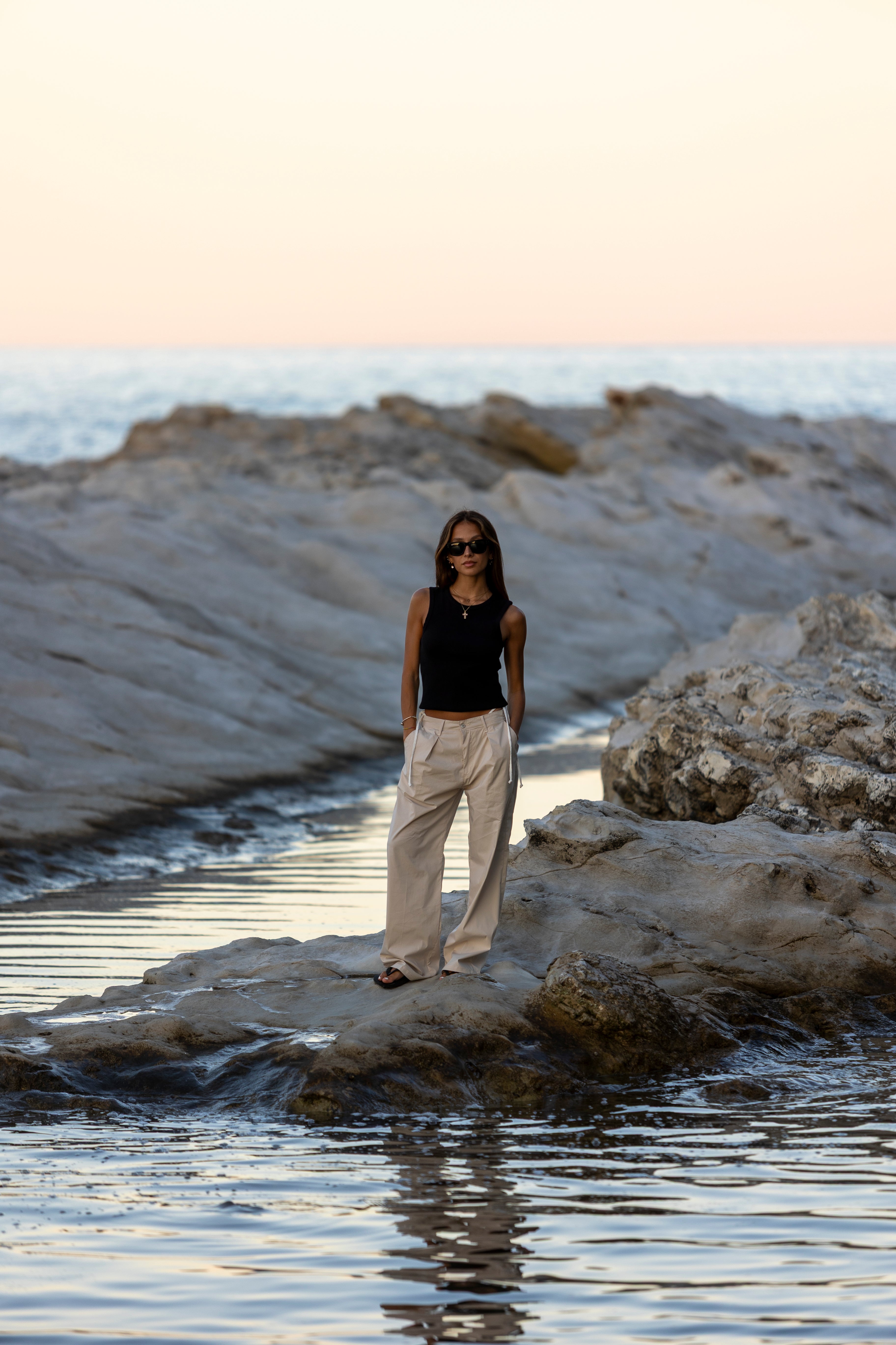 REBEL FEEIN CLASSIC BEIGE PANT
