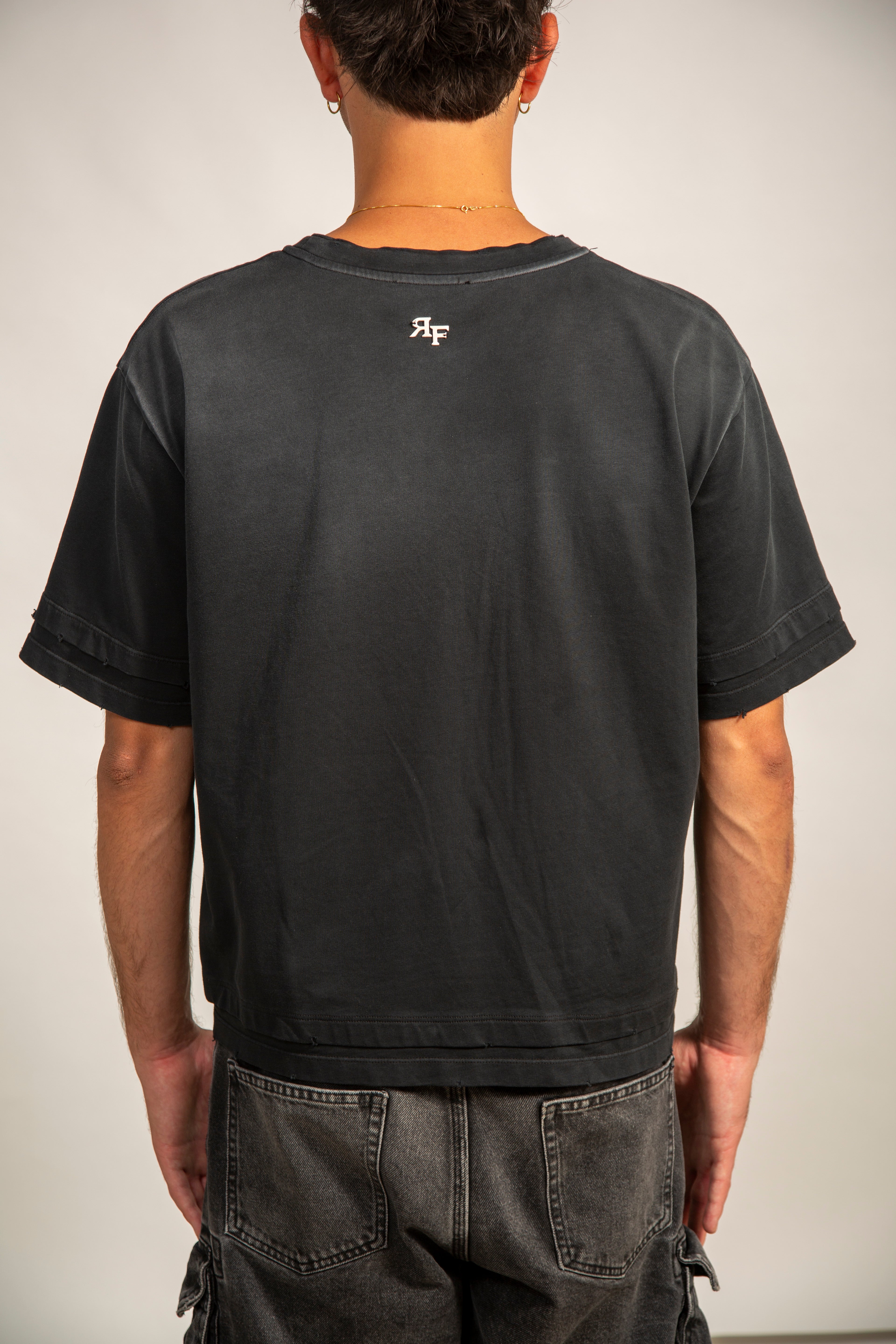 REBEL FEEIN RF02 TEE WHASED BLACK