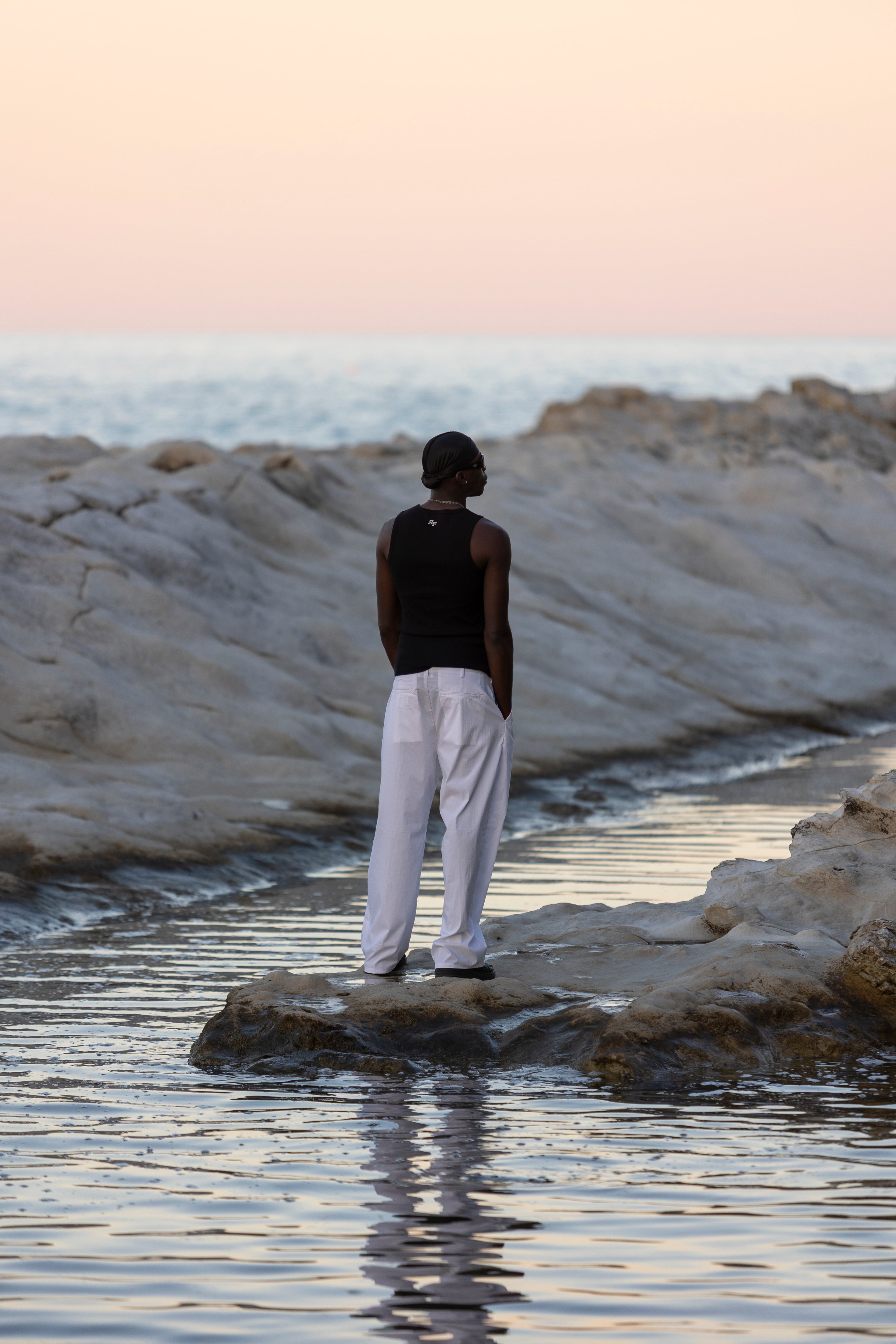 REBEL FEEIN CLASSIC WHITE PANT